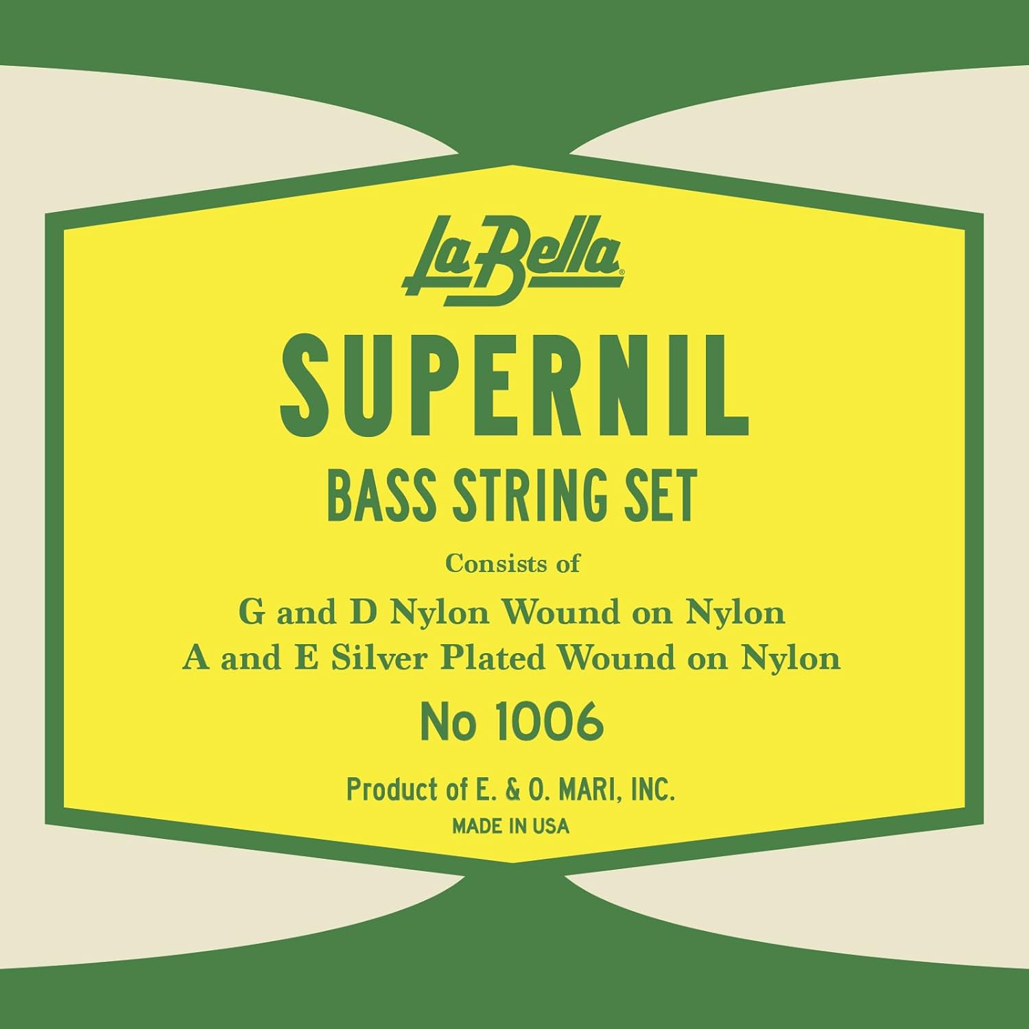 La Bella 1006 Supernil Bass String Set 1003-624