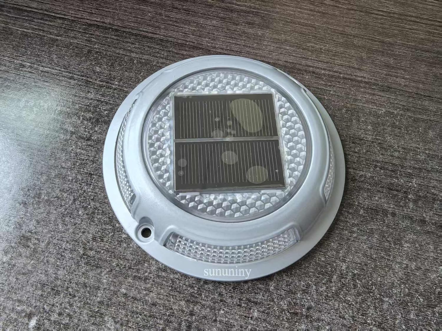 Solar Landscape Lights Outdoor Waterproof Ground Driveway Light Garden 6 Pack Warning Lights for Pathway Dock Driveway Garden Walkway Yard