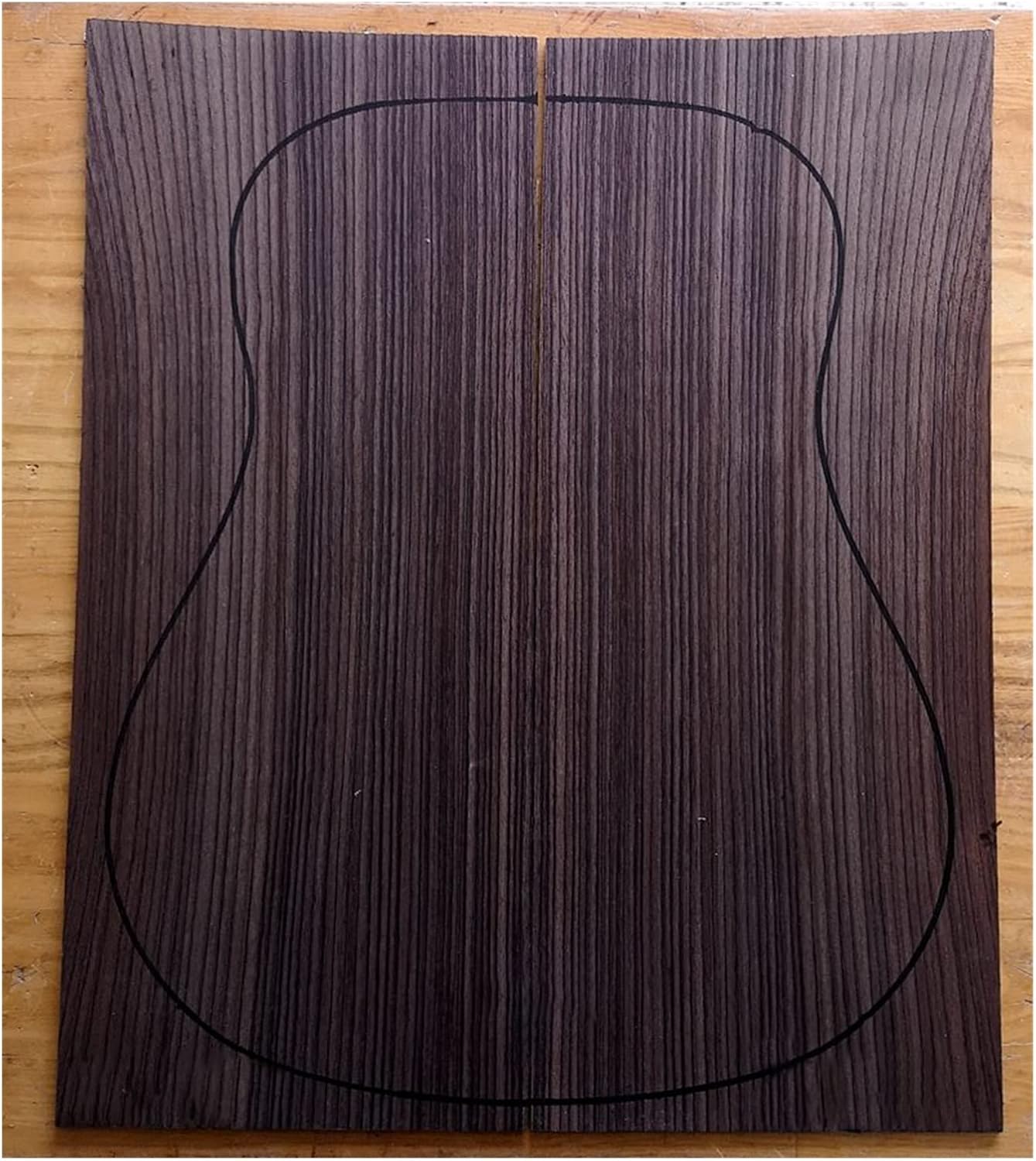 India Rose Wood Back Panel Wool Guitar Production Material Accessories DIY Guitar Kit (Color : 15)