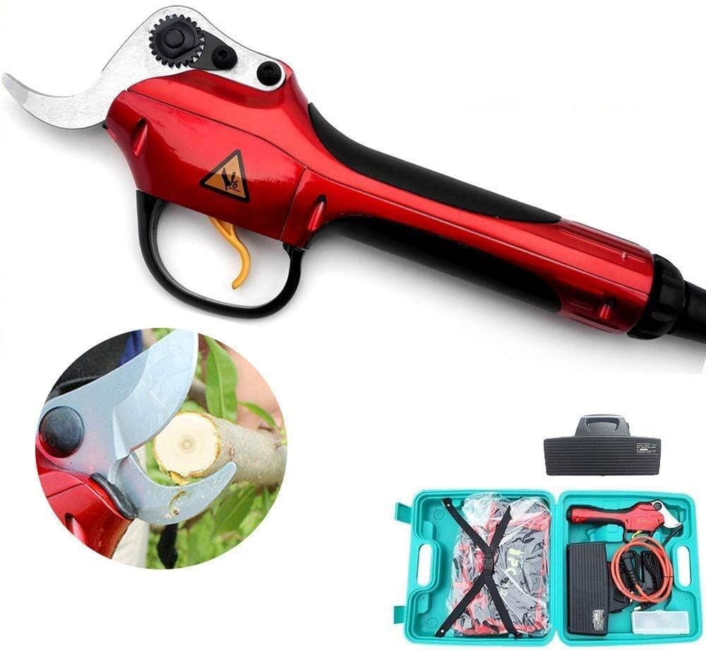 Garden Shears Secateurs Garden Shears Electric Pruning Shears, Fruit Trees/Shrub Branches, Rechargeable Lithium Battery to Meet 8-10 s of Working Time Maximum Cutting Diameter m/1.3Inc
