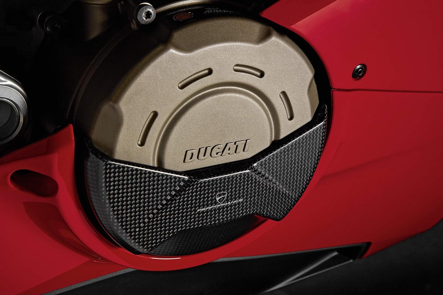 Ducati Panigale V4 Carbon Protection for Generator Cover. 96981121A