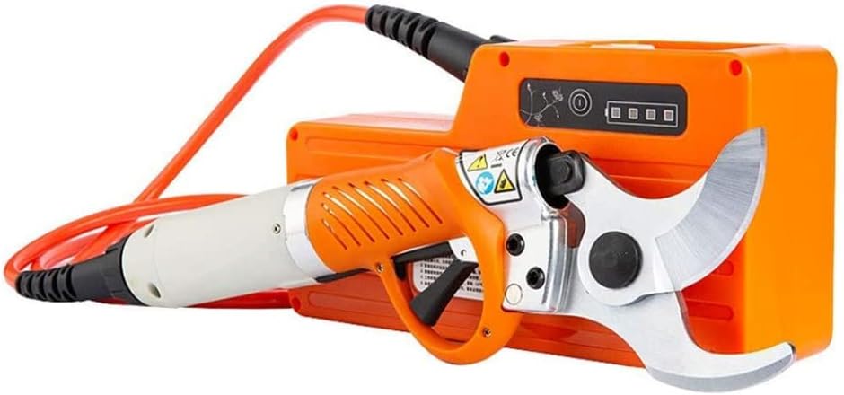 Electric Pruning Shears, 45MM Professional Rechargeable Scissor Tree Branches Cutter 8-10 Working Hours Adjustable Electric Shears Home Gardening Cutting Tool for Pruning