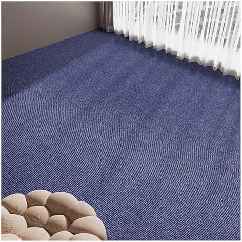 Soundproof Carpet, Household Sound Absorbing Pad, Thickened Floor Mat for Fitness, Piano, Drum, Noise Reduction, Blue, 120x200cm