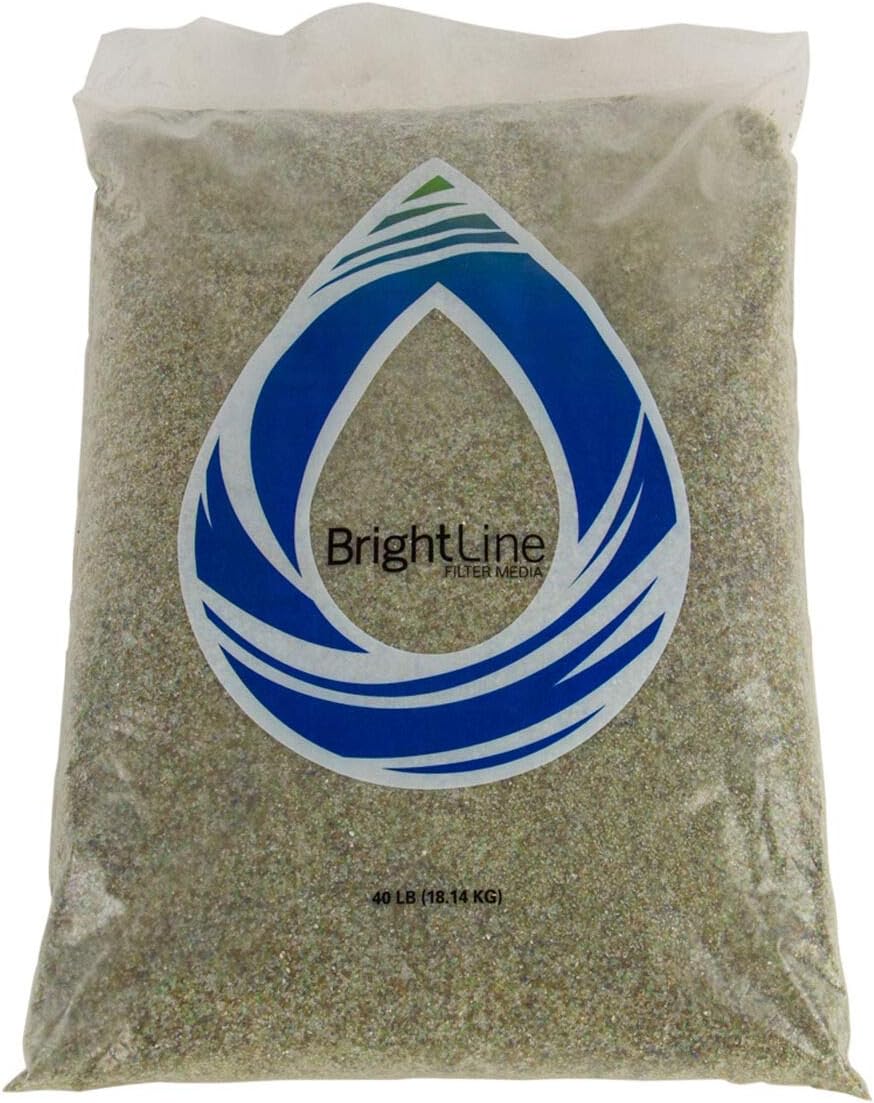 100% Recycled Swimming Pool Filter Media Glass - 40 lbs. Bag