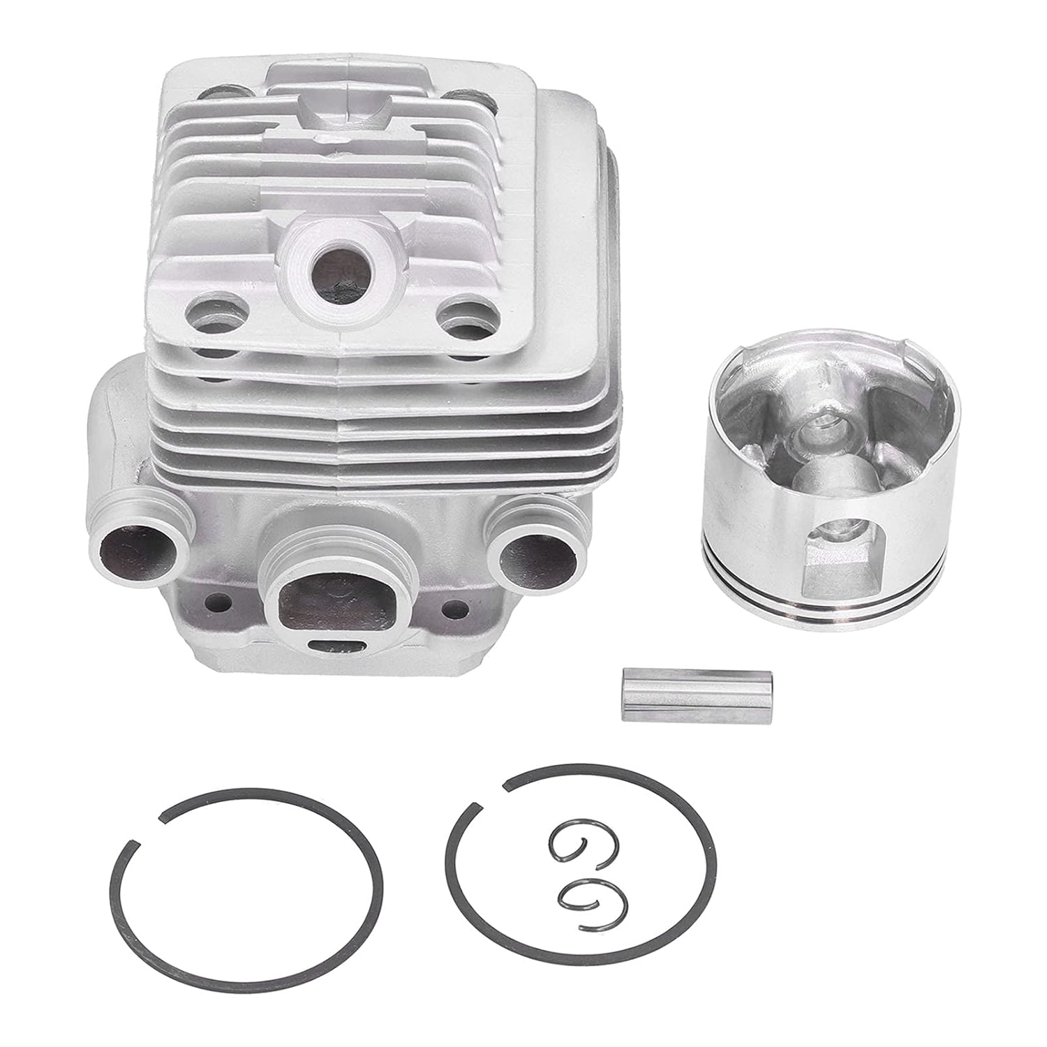 Cylinder Piston Kit, 56mm Chainsaw Cylinder Piston Set 4224 020 1205 Replacement for Stihl TS700 TS800 Cut Off Saw Parts