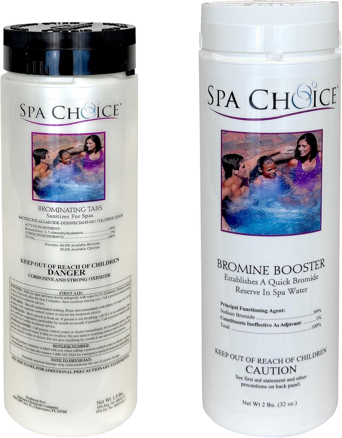 SpaChoice 472-4-8230 Sodium Bromide for Hot Tub, 2-Pounds, with 1.5-Pounds Bromine Tabs