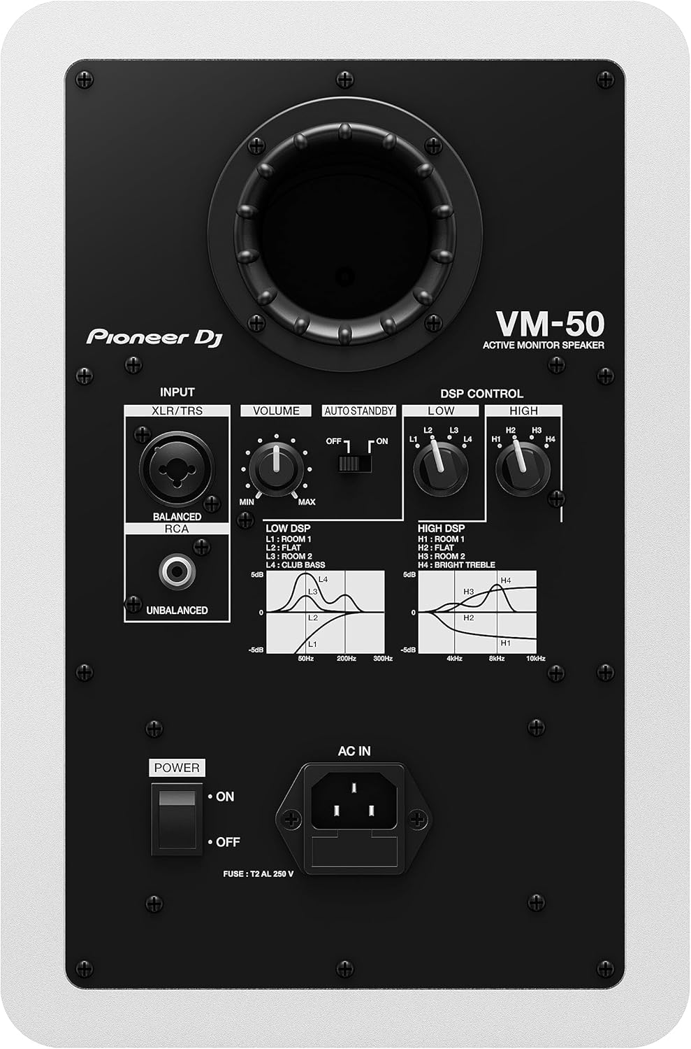 Pioneer DJ VM-50 5.25-inch Active Monitor Speaker - White