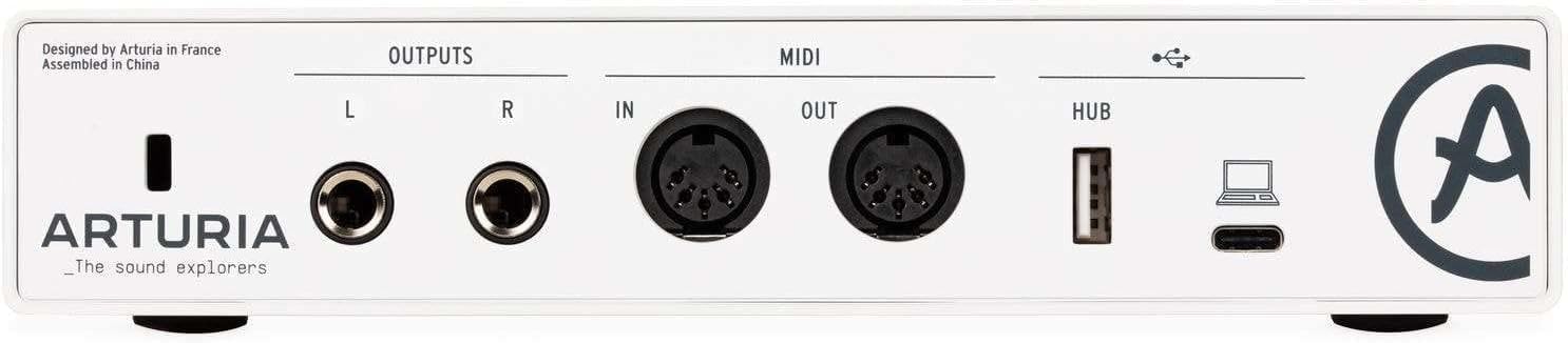 Arturia MiniLab 3 MIDI Controller & MiniFuse 2 Audio Interface Bundle - White