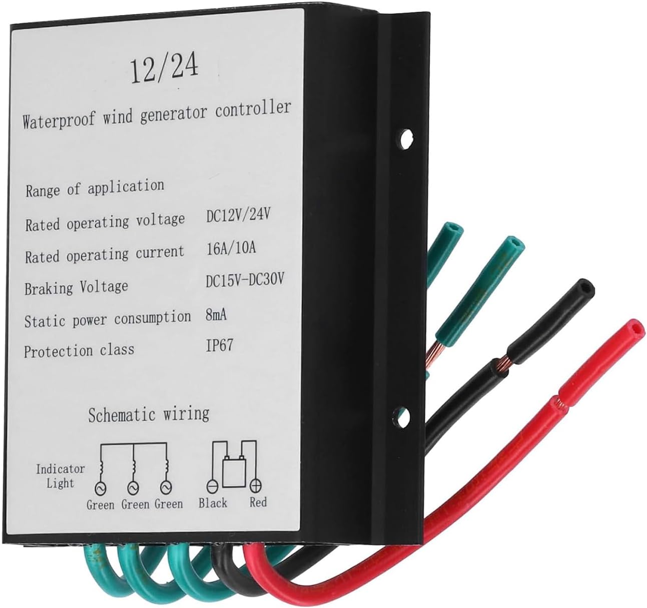 12000W Wind Generator Charge Controller, 24V 48V 96V Waterproof Wind Turbine Power Generator Charge Regulator