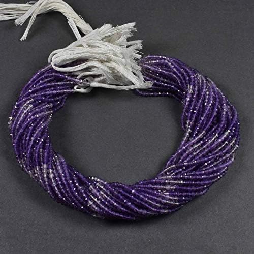 13 inch natural beads strand of 3.5mm faceted rondelle mystic garnet gemstone beads for DIY jewelry - necklace, bracelet, earring, ring.