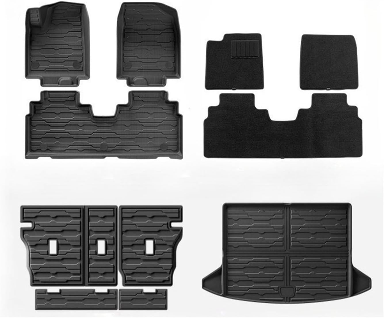 2024 Compatible with Blazer-EV Pioneer Electric Floor Mats TPE Car Mats and Other Accessories(11PCS Set)