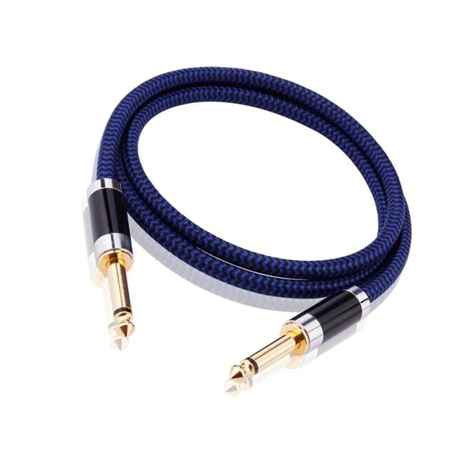 Pro Audio Cable Guitar Cable 6.5mm Jack Cable For Electric Guitar Bass Keyboard Amplifier Mixer 6.35mm Aux Cable(1m)