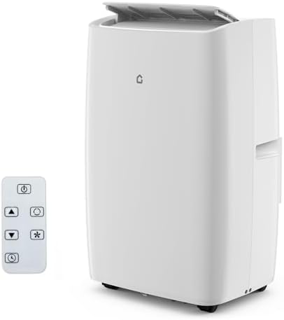 12,000 BTU Portable Air Conditioner,3 in-1 Portable AC Unit for Room up to 550 sq.ft,with Cools/Fan/Dehumidifier,Remote Control,Sleep Mode,for Bedroom/Dorms/Office