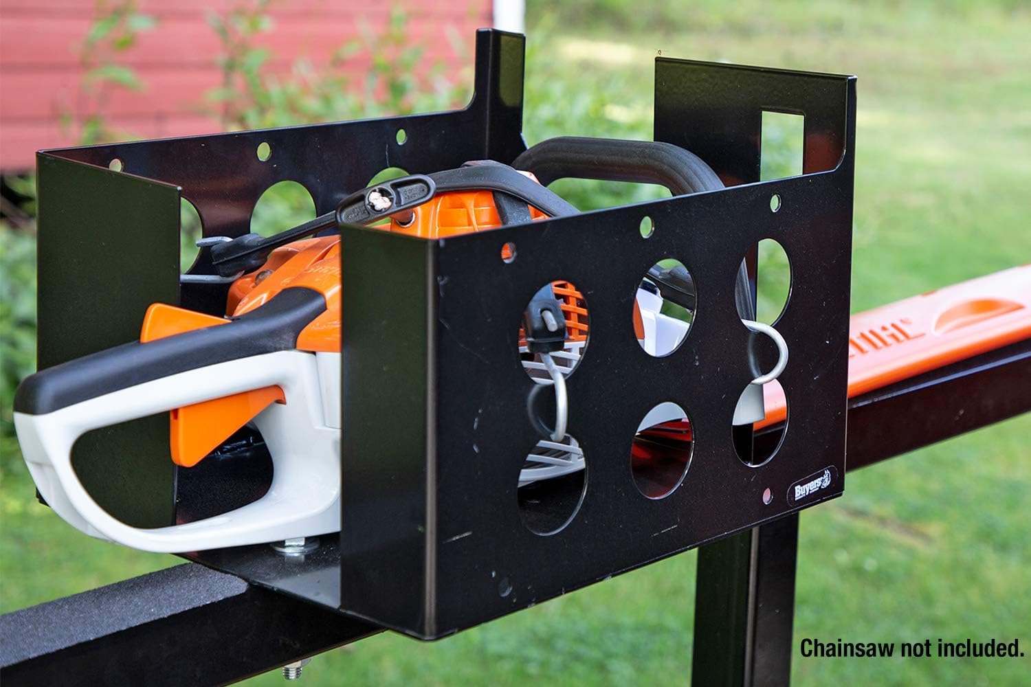 Buyers Products LT15 Rack Organizer for Lawn & Yard Hedge Trimmers, Chainsaws, Blowers and More, Made In the USA, Open & Enclosed Landscape Trailer Accessories, Lawn Care Equipment