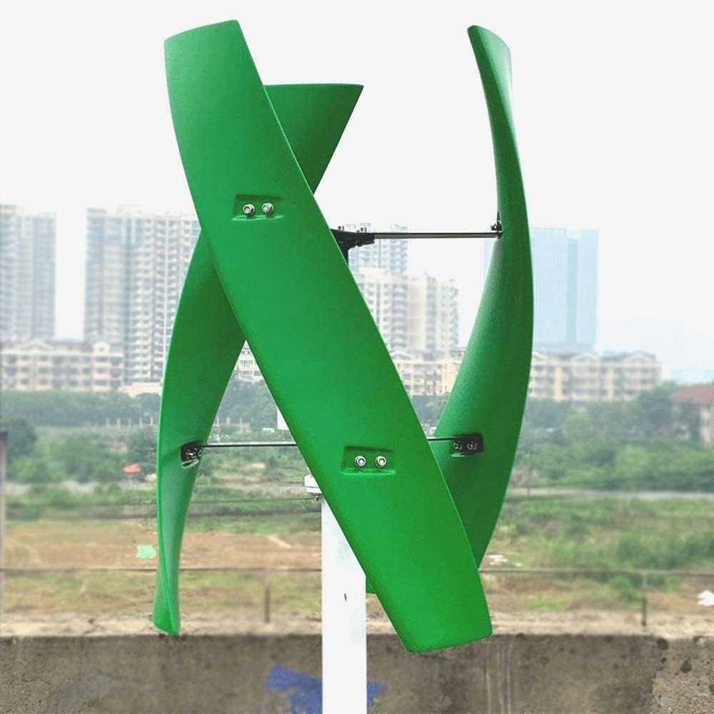 600W Free Energy Windmill, Vertical Axis Wind Turbine Generator, 3 Blades 12V 24V 48V Wind Turbine, Wind Generator with Controller for Home Factory Use