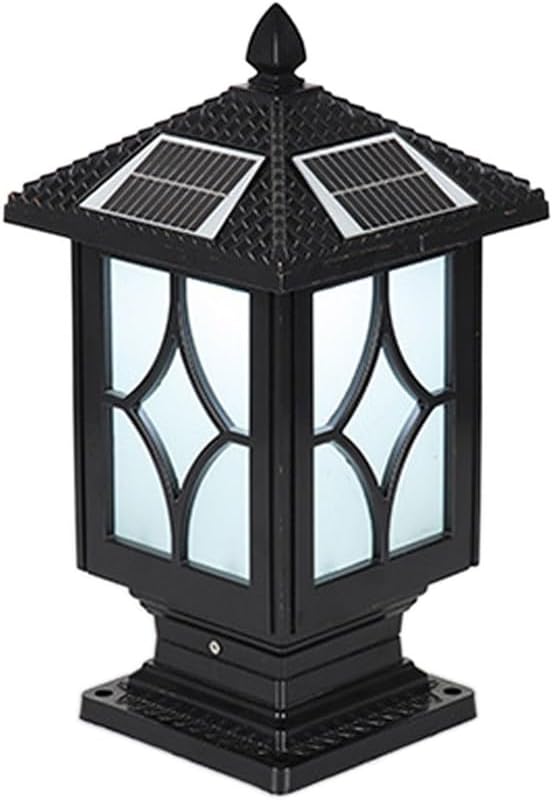 Solar Post Cap Lamp, Outdoor Waterproof Garden Stigma Lamps, Home Post Wall Column Light, Courtyard Villa Gate Pillar Lights, Decorations Landscape Lighting for Fence, Pathway, Deck