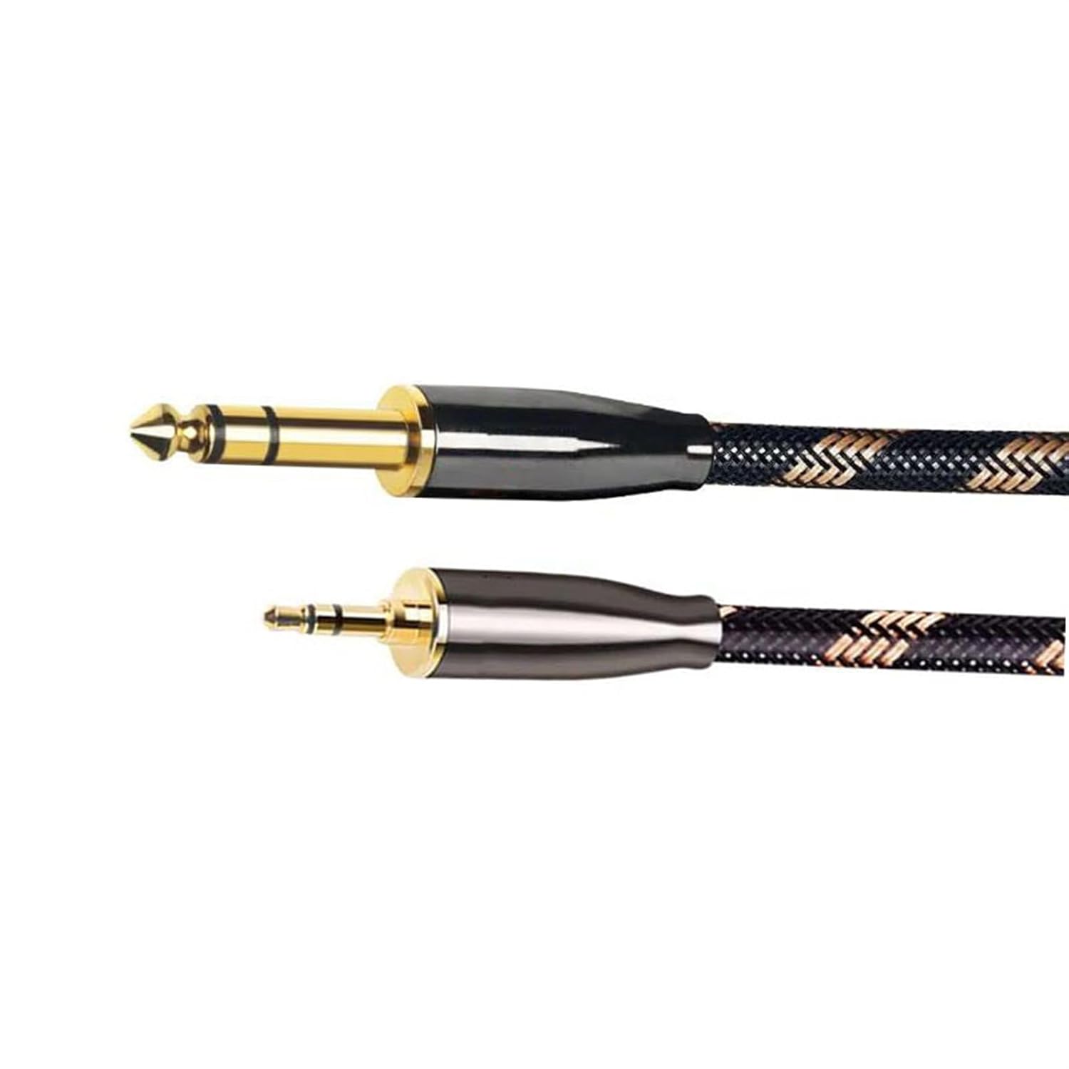 Pro Audio Cable Cable 3.5mm to 6.5mm 6N for Microphone Guitar Amplifier CD Player Speaker(1.5m)