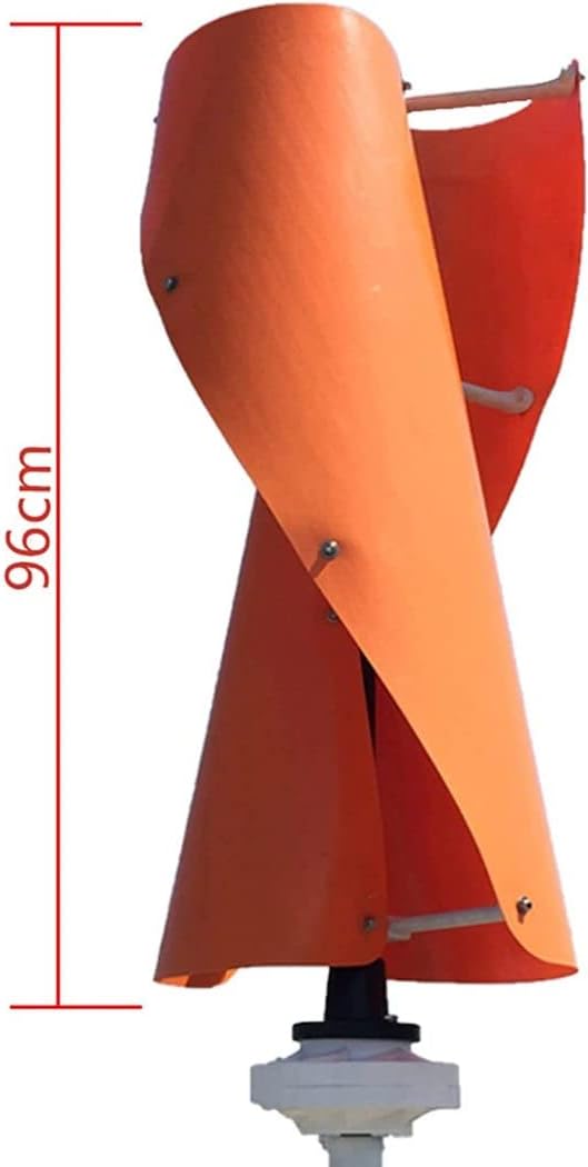 LiuSj JUnSt 8000W Coreless Generator Wind Turbines, Energy Windmill Spiral Vertical Wind Turbine Generator 12V 24V 48V 220V with MPPT Controller