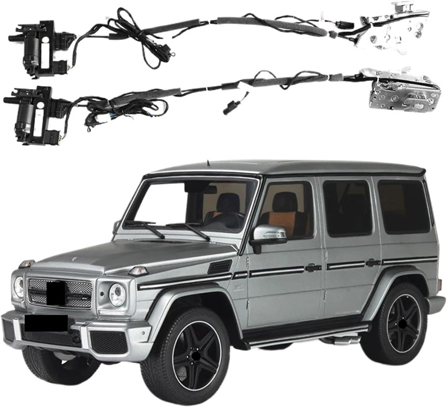 Compatible for Benz G-Class G500 Electric Suction Door Automobile Refitted Automatic Locks Car Accessories Intelligence(Side Door Set)