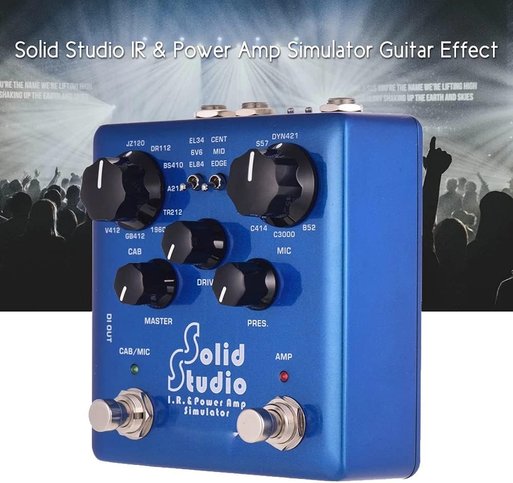 NSS5 Solid Studio IR & Power Amp Simulator Pedal Guitar Speaker Effect