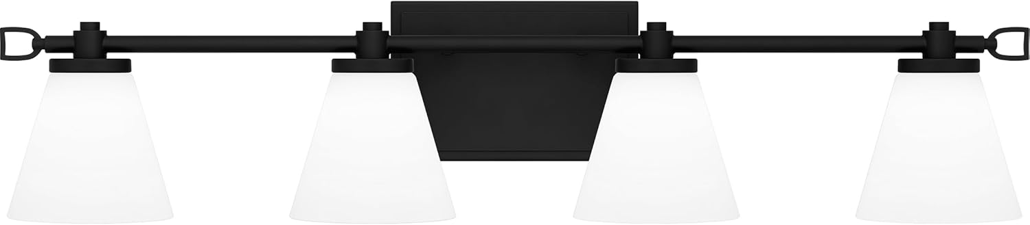 Quoizel DNL8629MBK Daniels Vanity, Matte Black