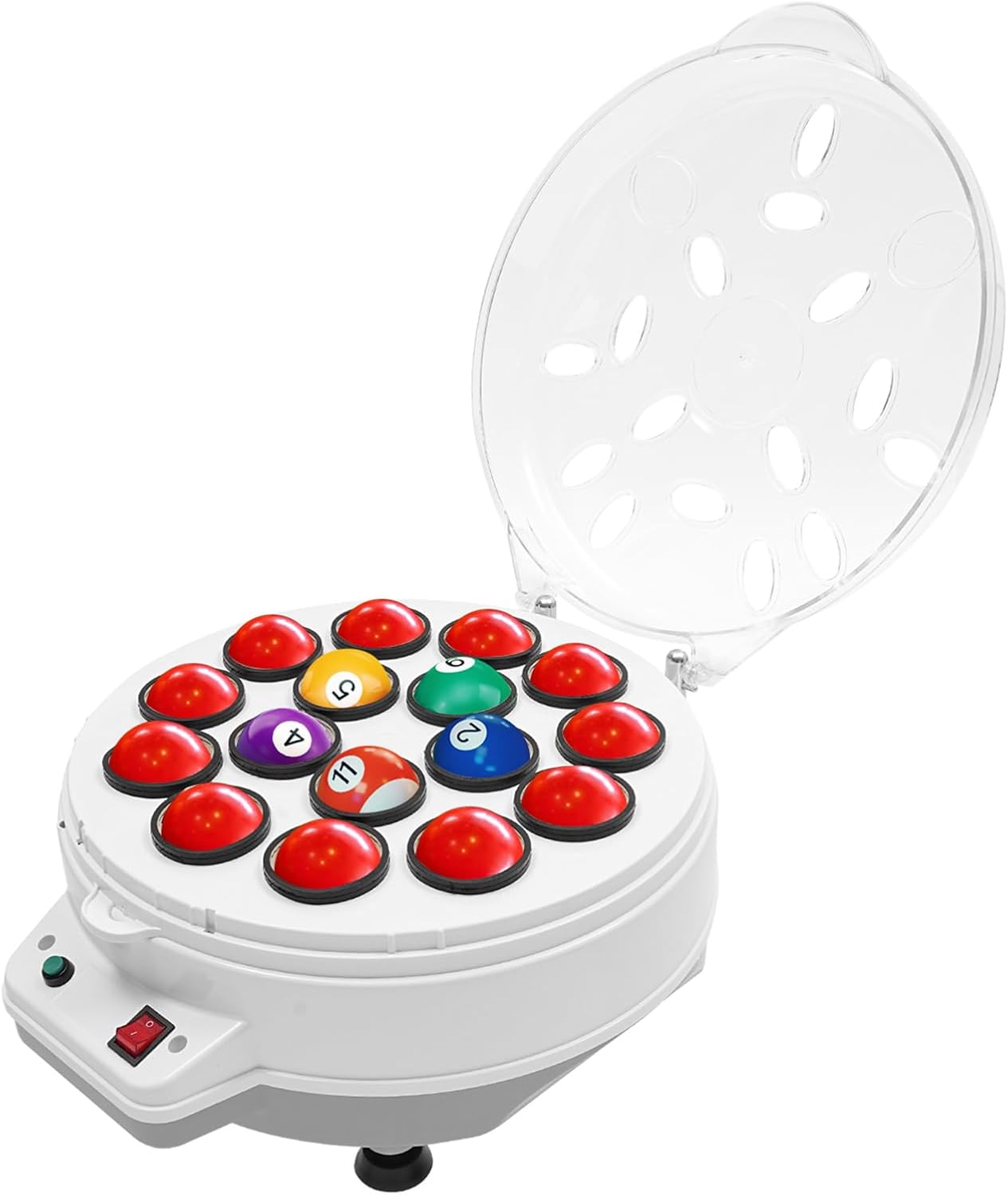 Automatic Pool Ball Cleaner 180W Electric Pool Ball Polishing and Cleaning Machine for 16/22 Balls 1000RPM Speed for Billiard Rooms, Billiard Clubs