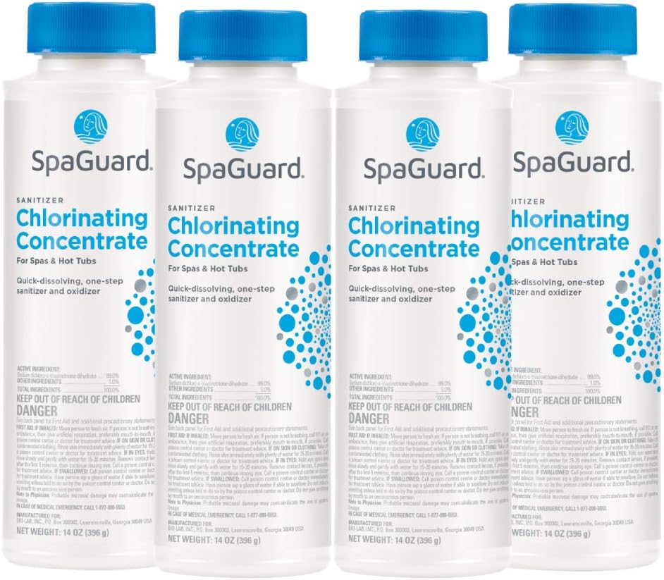SpaGuard Chlorinating Concentrate (14 oz) (4 Pack)