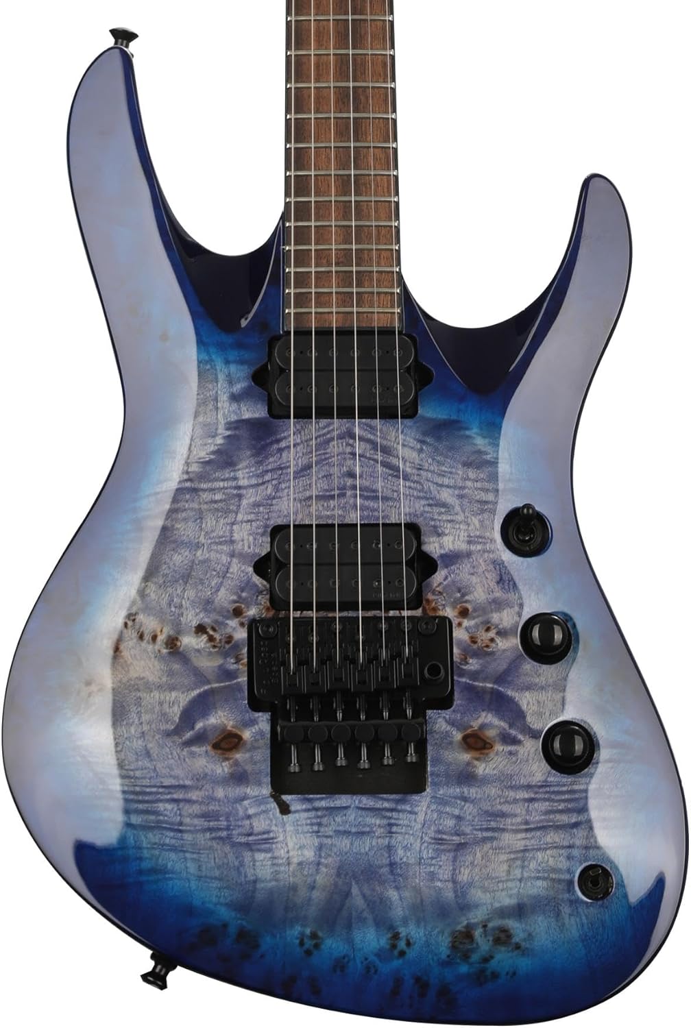 Jackson Pro Series Chris Broderick Signature FR6 Soloist Electric Guitar - Transparent Blue