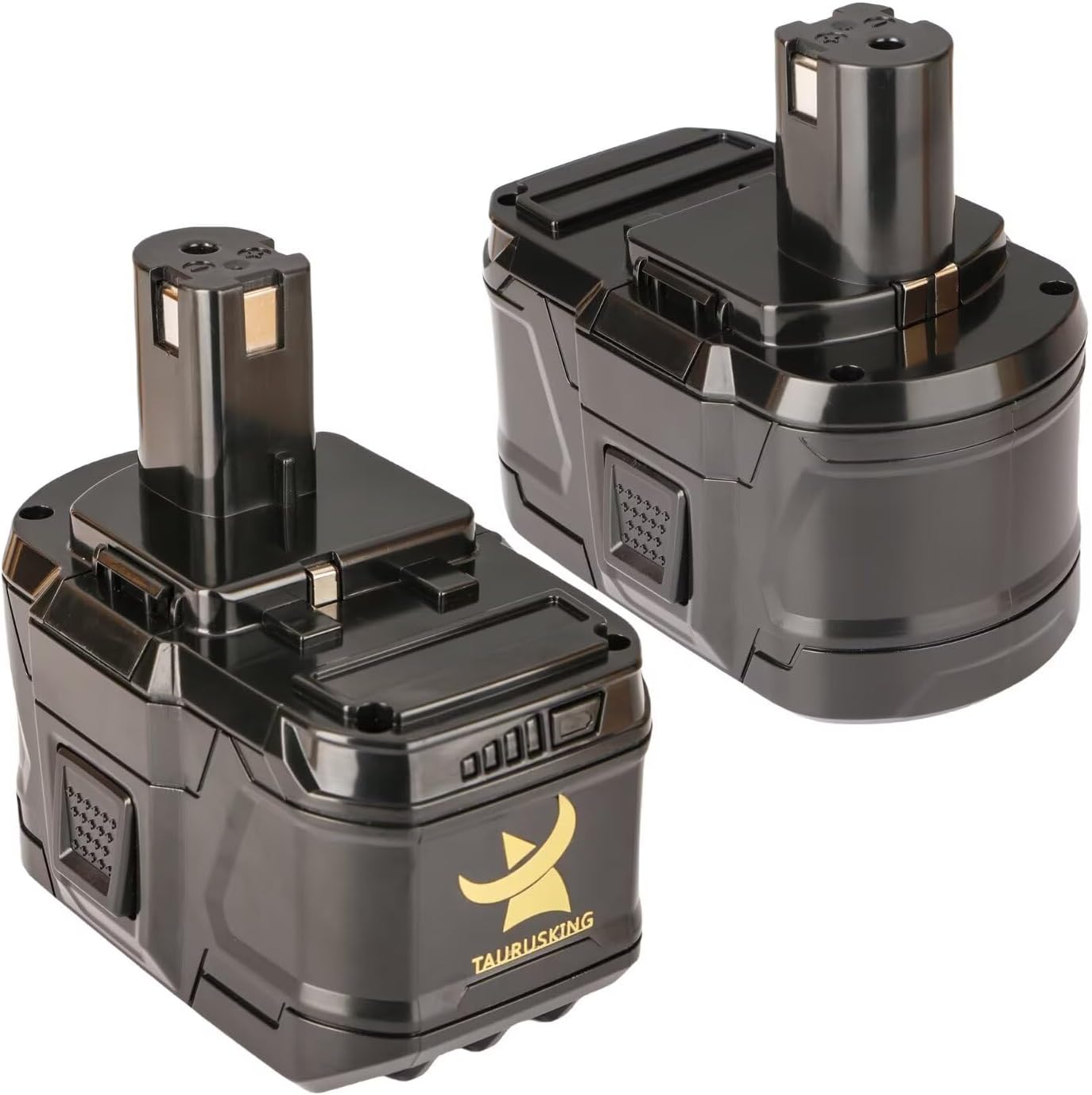 2 Pack 9.0Ah Compatible with Ryobi 18V Battery Replacement Cordless Power Tools (Real Capacity Label) P100 P102 P103 P104 P105 P107 P108 P122 P189 P190 ONE Drill Batteries