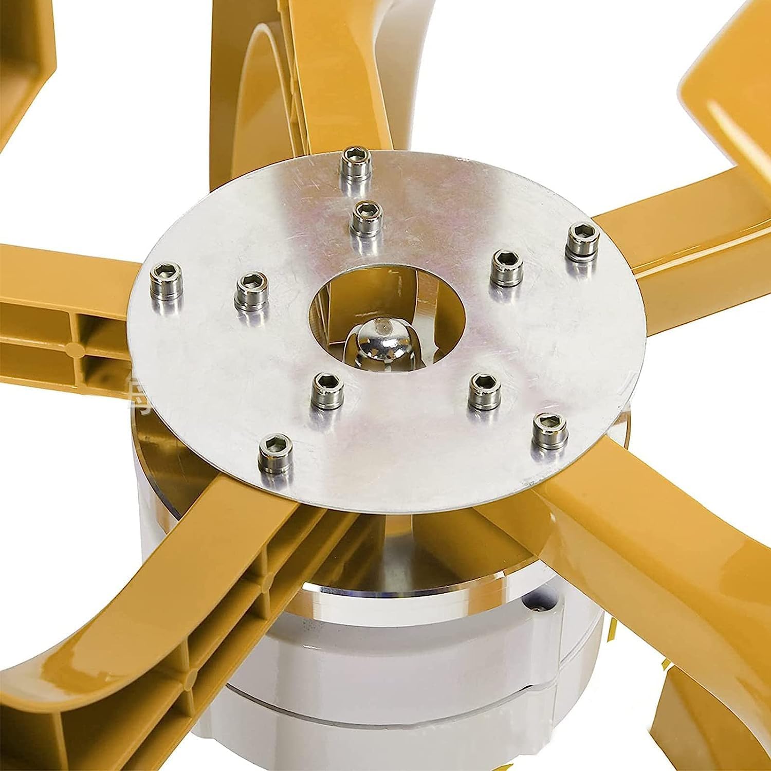 CAJUCA 6000W Permanent Magnet Wind Turbine Generator Home Windmill Wind Solar Hybrid System Starting Wind Speed with Wind Solar System Controller