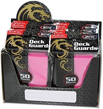 BCW Deck Guard - Double Matte White Card Sleeves | Acid-Free, Archival-Safe, No PVC | Anti-Glare Matte Finish | Fits Standard 2½