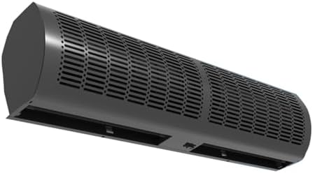 Black Energy-Saving Air Curtain Machine with Remote Control, Suitable for Elevator Cars and Shops, 2 Speed Adjustable(150cm(59inch))