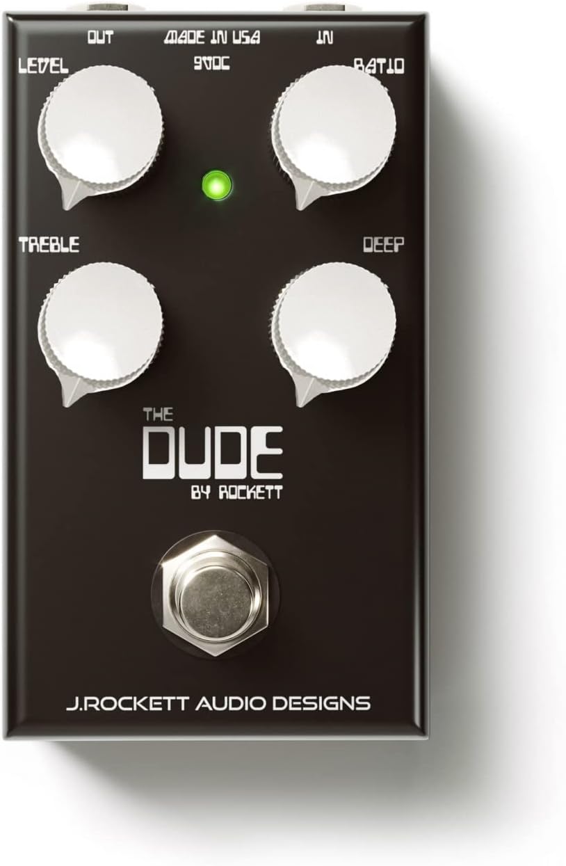 J. Rockett Audio Designs Tour Series The Dude V2 Overdrive Guitar Effects Pedal