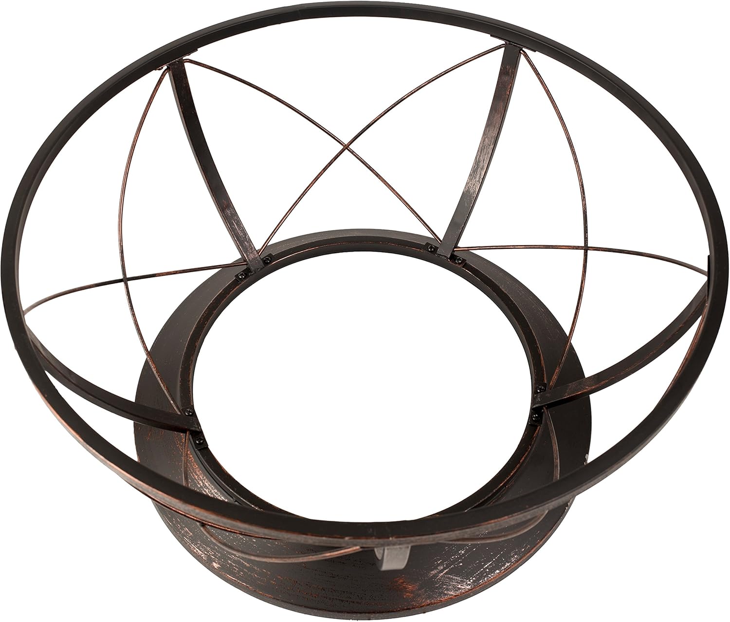 Pleasant Hearth OFW717RC Palmetto Fire Pit with Cooking Grid