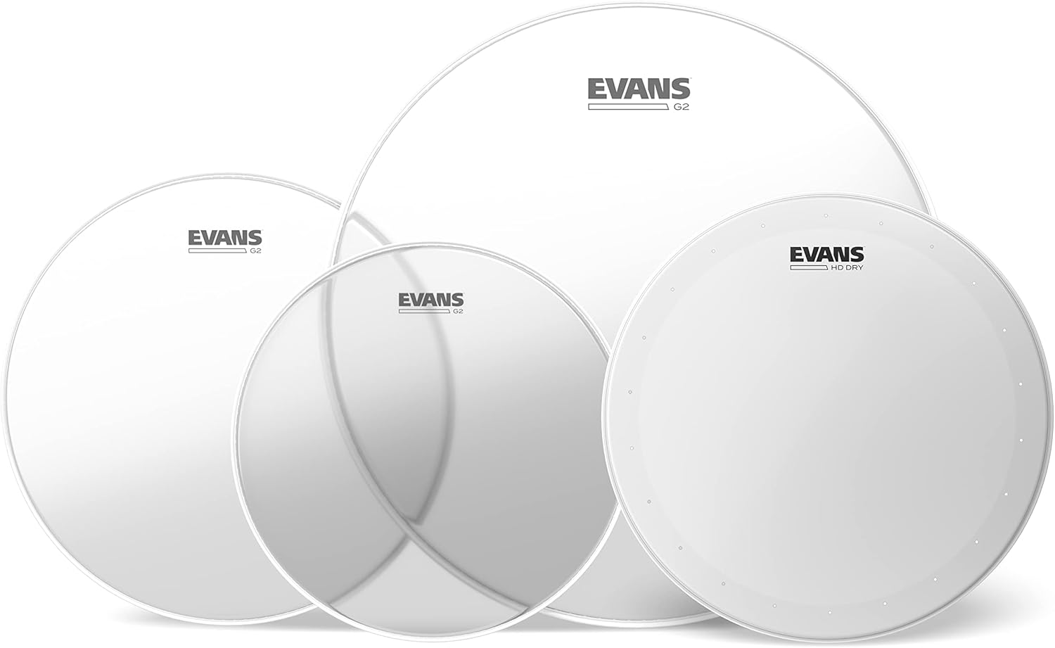 Evans Drum Heads - G2 Clear Rock Pack (10