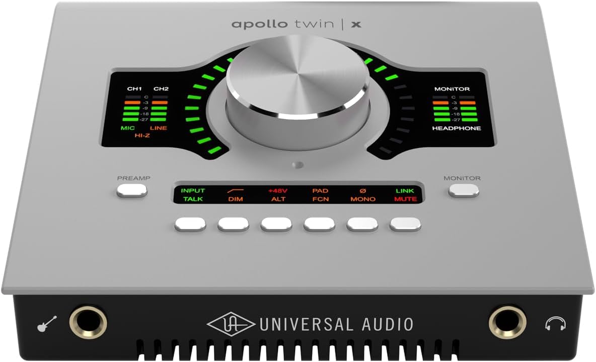 Universal Audio Apollo Twin X DUO Gen 2 Studio + Edition Thunderbolt 3 Audio Interface