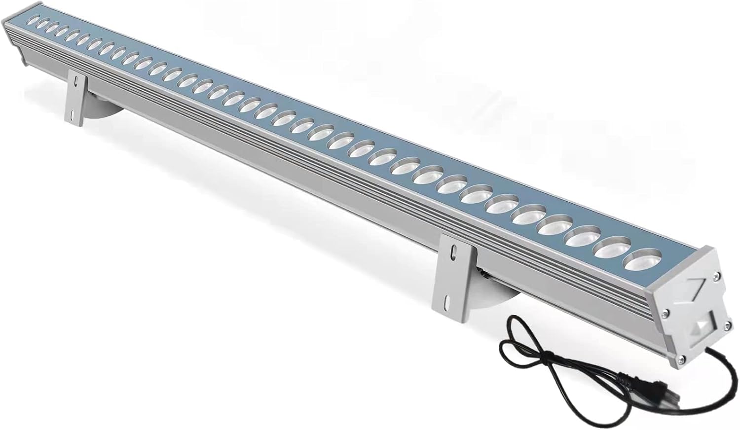 Wrasse Wall Washer Lights Bar Outdoor,3000K Sign Lighting Wall Wash Outside 36W Linear Outdoor Landscape Light 38.9 Inches with US Plug 120V for Advertising Billboards,Building Commercial Lighting