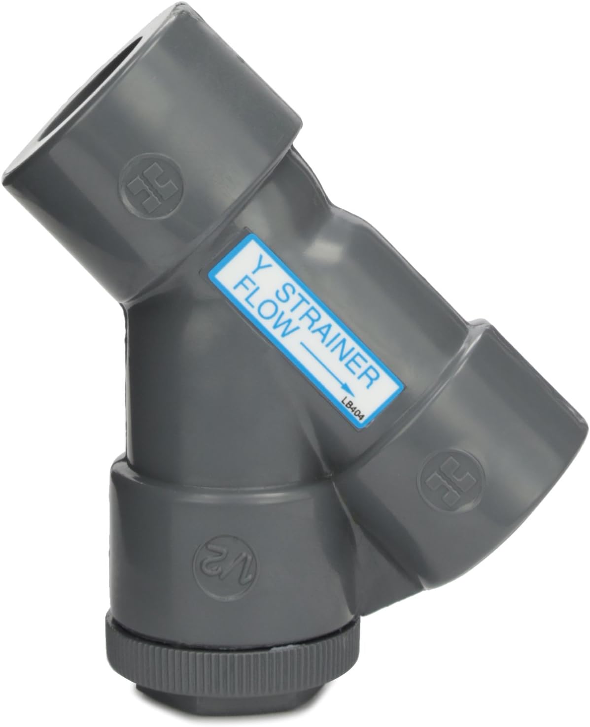 Hayward YS10050S 1/2-Inch Socket PVC Y-Strainer with FPM O-ring Seals