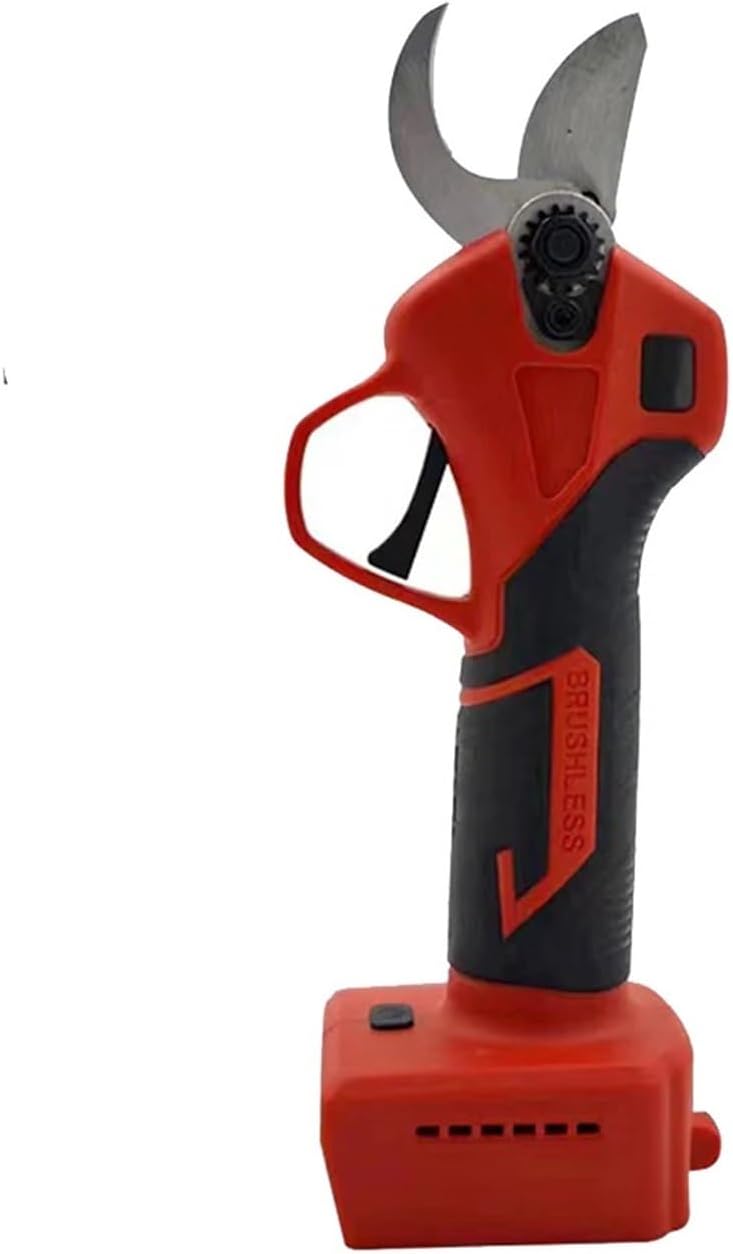 Brushless Electric Pruning Shears Garden Tools Pruner with 0/1 LED Screen Cordless Fruit Tree Scissors Fit 18V Battery(No LED Screen)