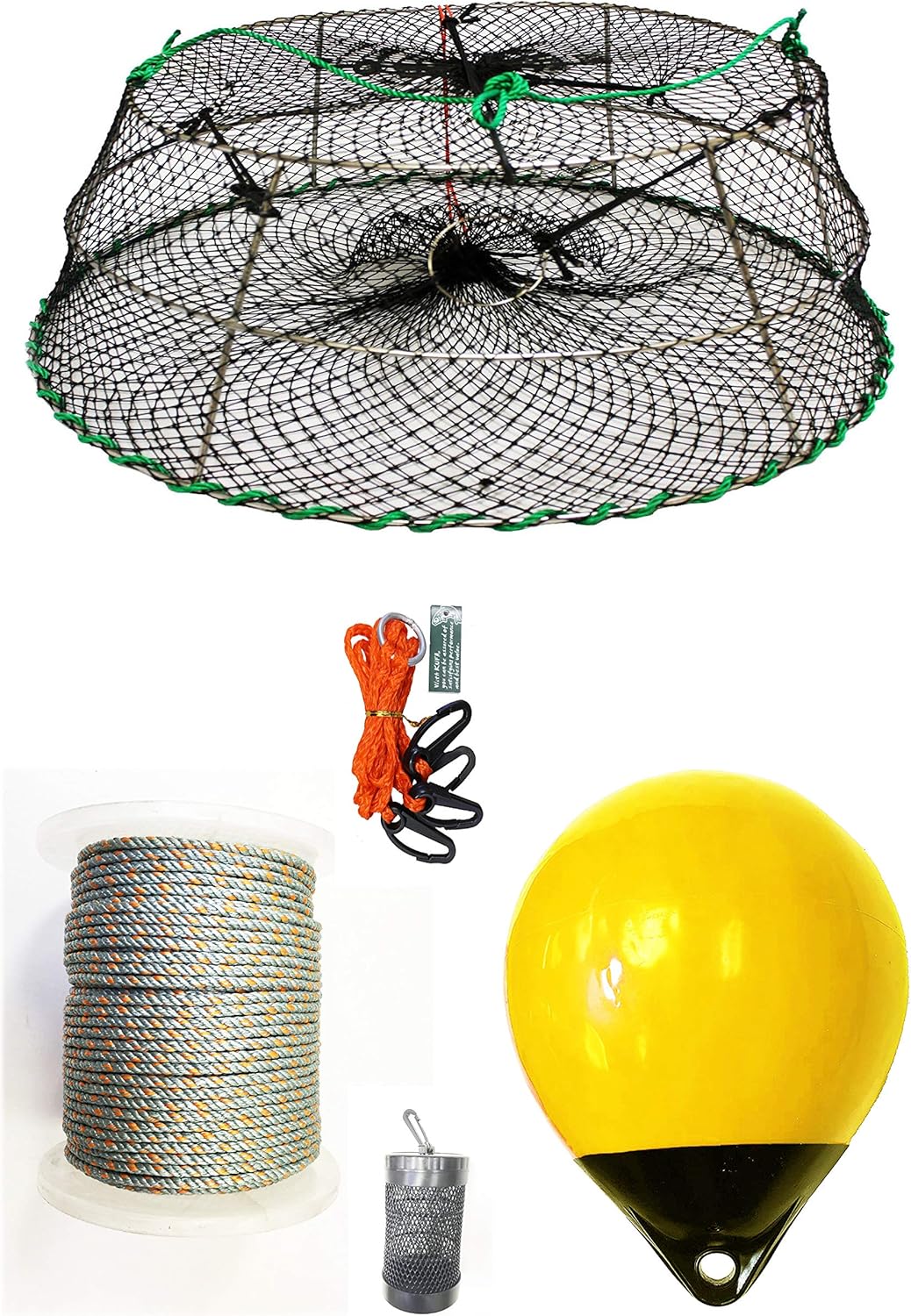 KUFA Sports Tower Style Prawn Trap with Prawn Trap Accessory Combo(CT77+PNQ30Y+HA2)