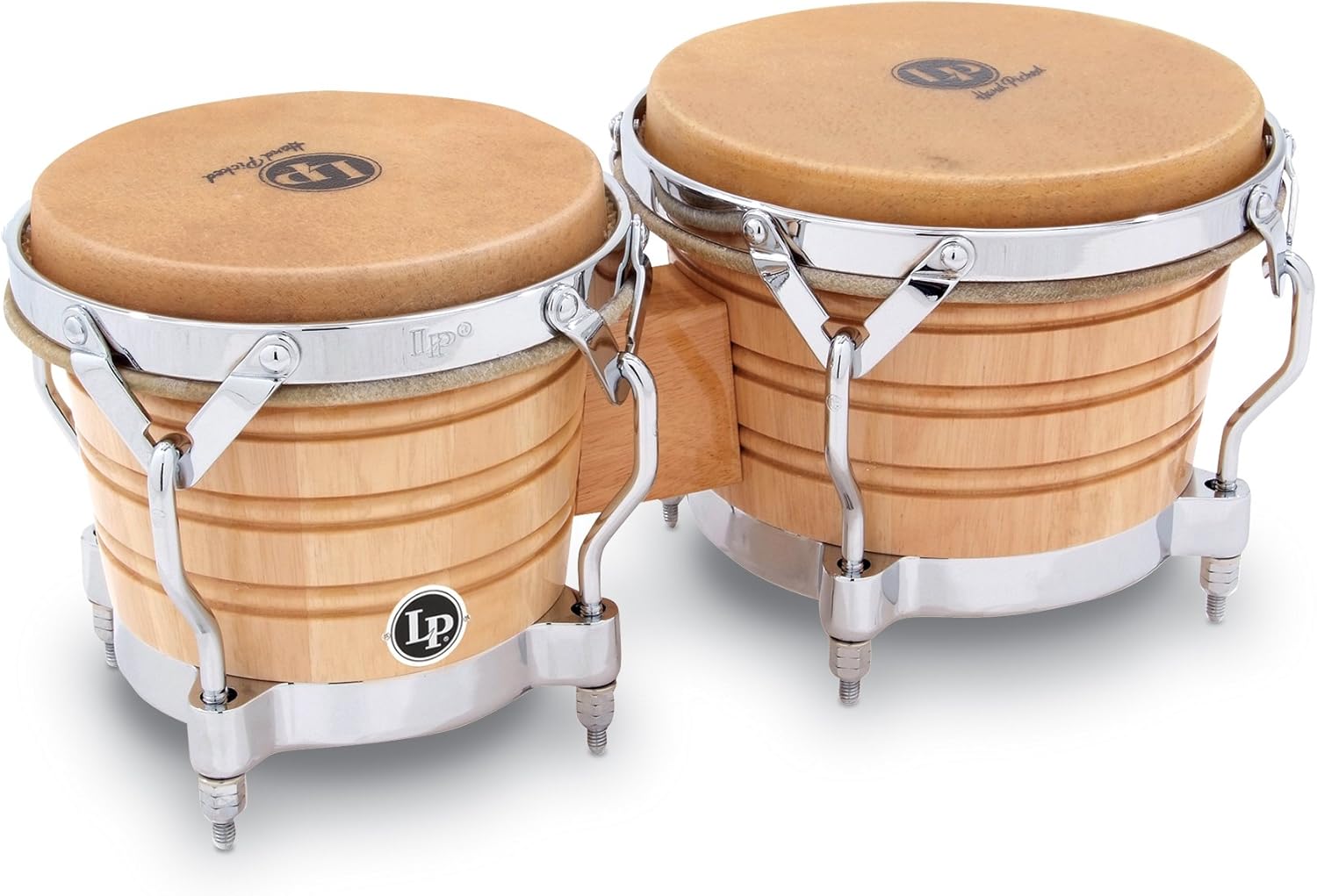Latin Percussion LP Generation II® Bongos, Natural/Chrome