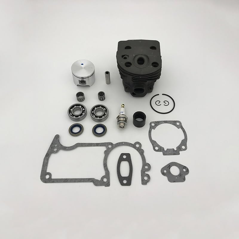 Garden Parts 46mm Cylinder Piston Bearing Oil Seal Kit Fit for Husqvarna 50,51,55 Rancher Engine Gas Chainsaw Garden Spare Parts Ferramentas Garden Parts