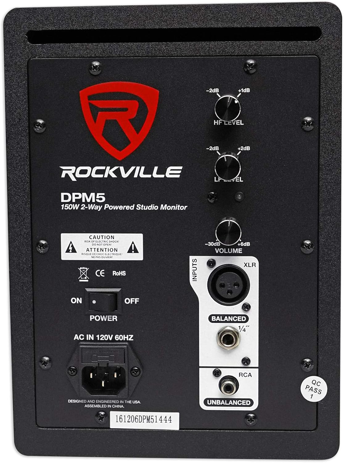Rockville DPM5W 150W Peak/75W RMS 5.25