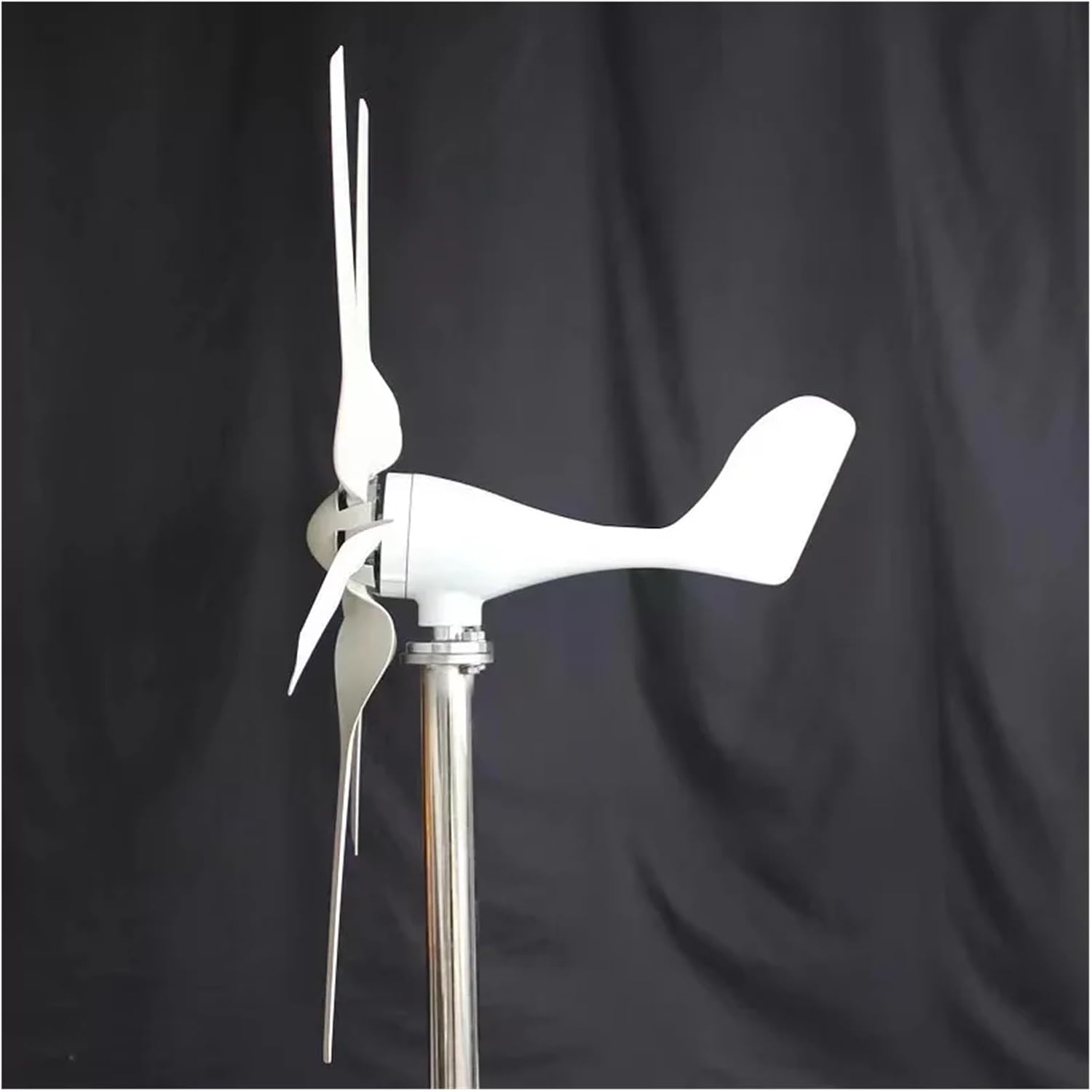 Wind Turbines, 300W 12V 24V 48V Small Wind Turbine with 6 Blade 2.5m/s Low Wind Speed Starting Wind Turbines(12V)