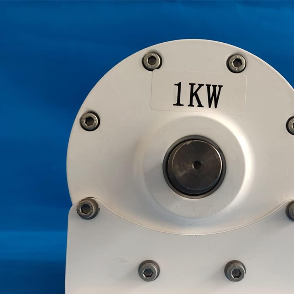 Wind Power Turbine Generator 1000W 2000W 3000W 4000W 5000W 10KW 3 Phase Gearless Permanent Magnet Generator 48V AC Alternator Wind Water Turbine (Size : with Base, Color : 96V_10KW 300RPM)