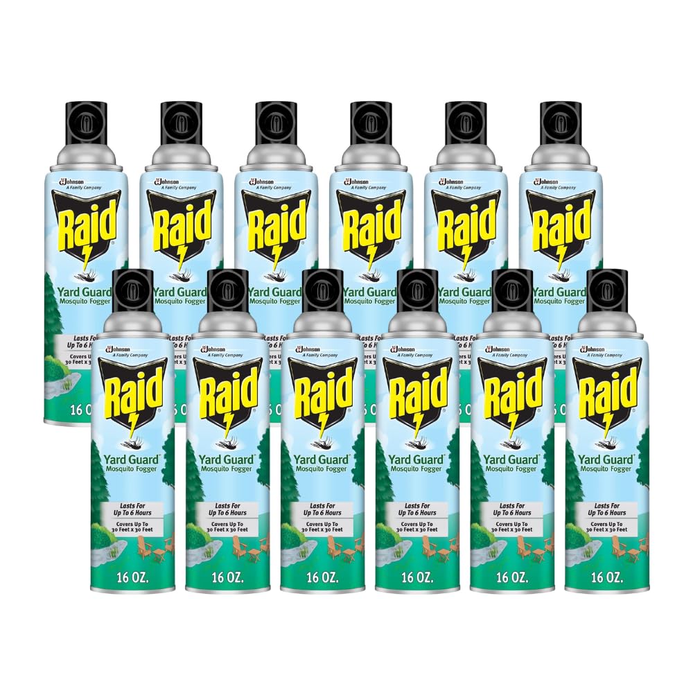 Raid Yard Guard Mosquito Fogger (Pack of 12)