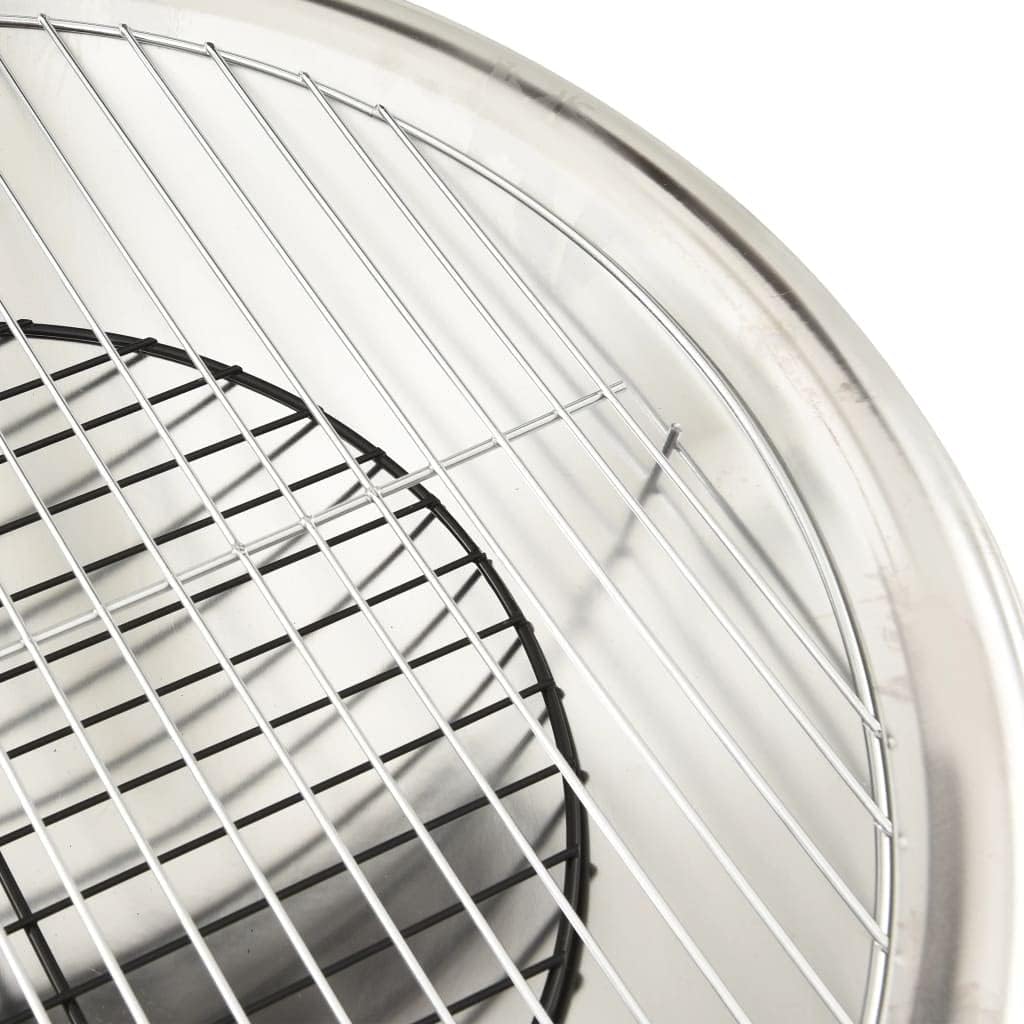 Outdoor Bonfire Pit,2-in-1 Fire Pit and BBQ with Poker, Outdoor Wood Burning Grill, for Camping Picnic Bonfire Patio Backyard Garden Beaches Park，22