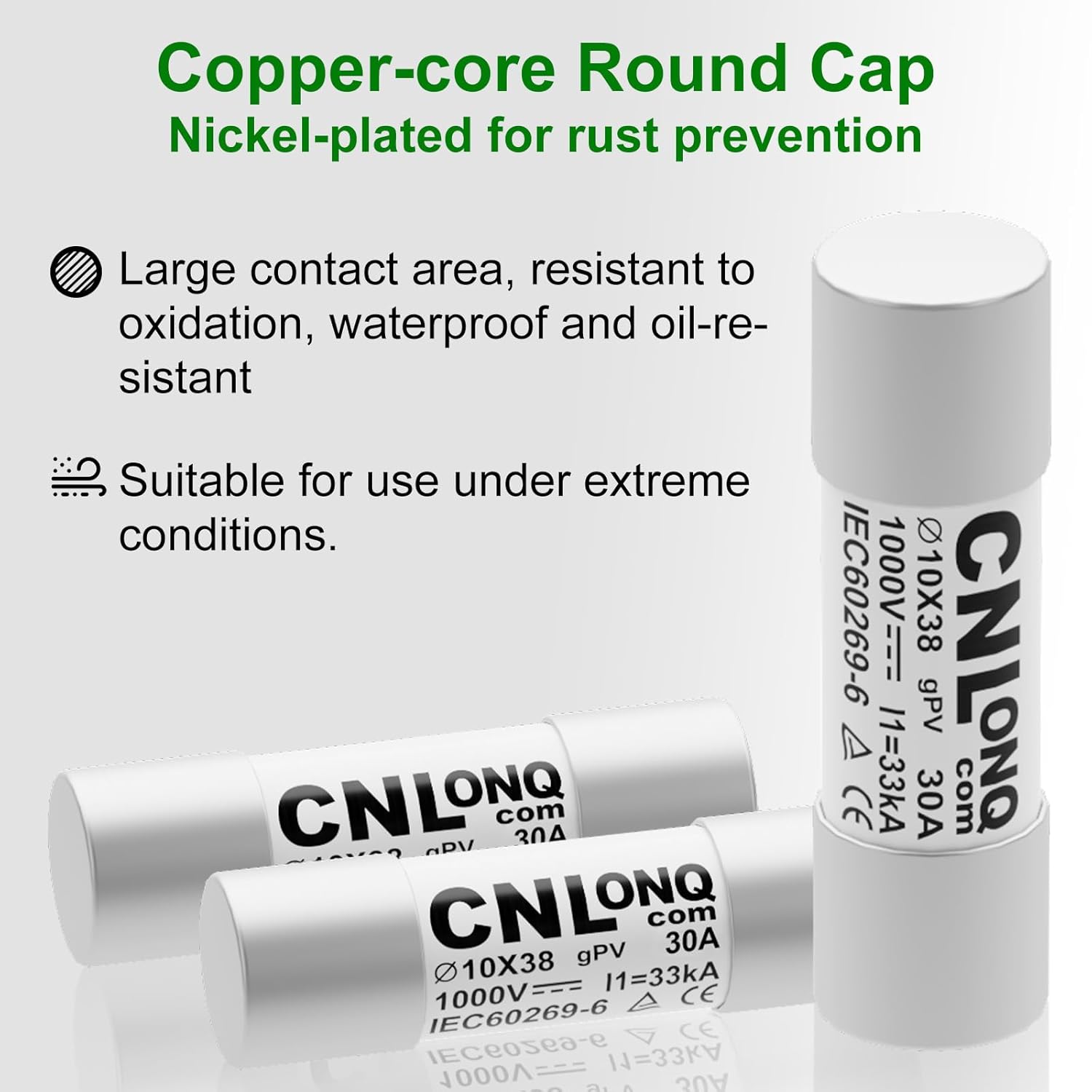 2 String Solar PV Combiner Box with 10pcs Fuse Link 30A DC1000V IP65 2 in 1 Out DC500V 32A Circuit Breaker with Surge Protector and 15A PV Fuse,Solar Disconnect Switch Outdoor Waterproof for Solar Pan