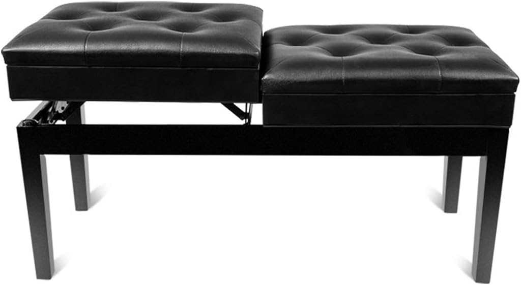 Solid Wood Piano Bench,Keyboard Bench with Storage Compartment for Music Books and Other Accessories