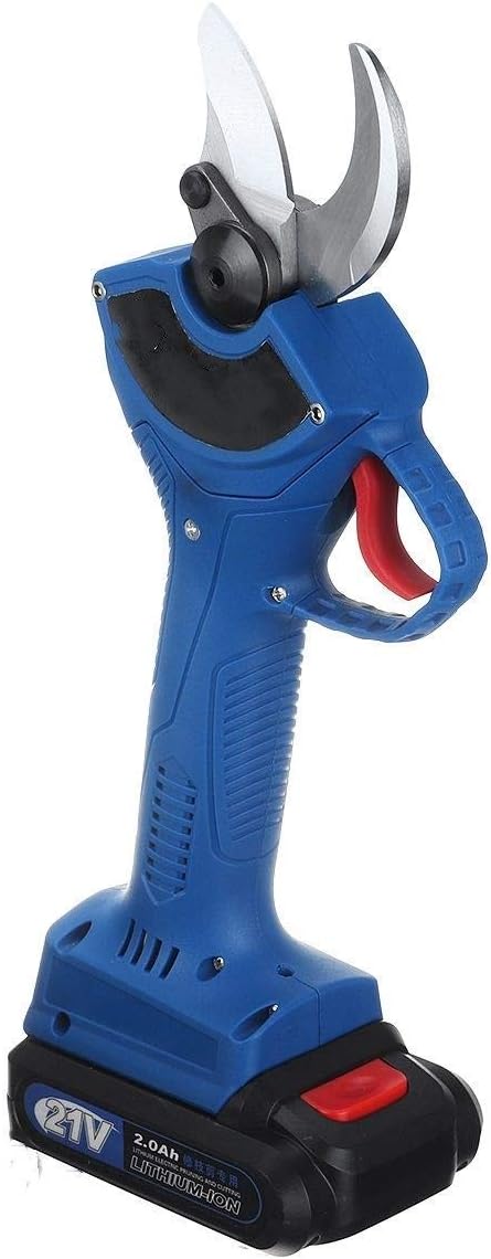 21V Rechargeable Electric Pruning Scissors Pruning Shears Garden Pruner Secateur Branch Cutter Cutting Tool Battery Garden Or Lawn